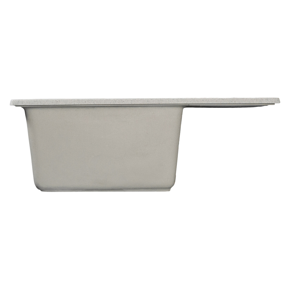 Мойка ML-GMS103 СТАНДАРТ с крылом, серый (310), 570*460*190мм