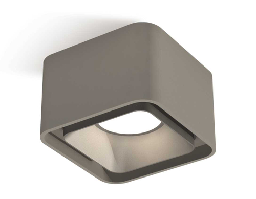 Комплект накладного светильника Ambrella light Techno Spot XS7834003 SGR/SSL серый песок/серебро песок (C7834, N7703)