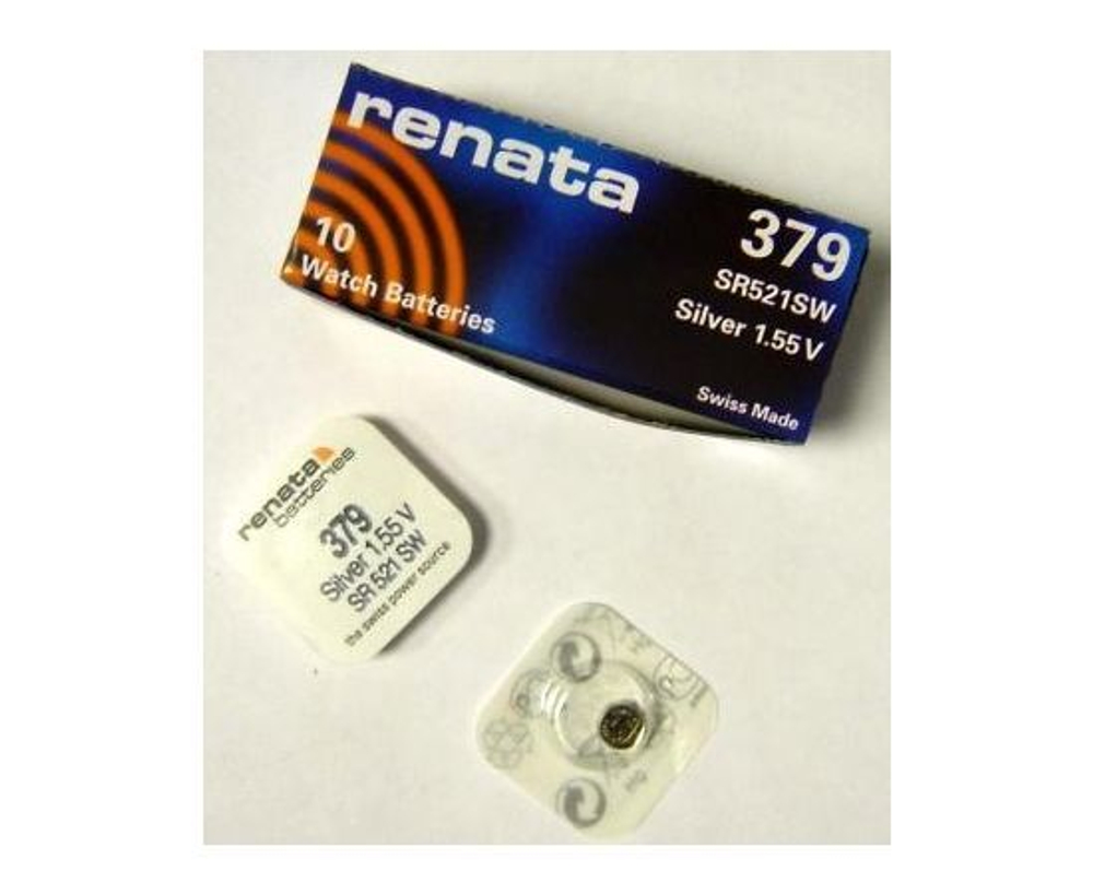 Элемент питания Renata  R379 (SR521SW) G0 BL1