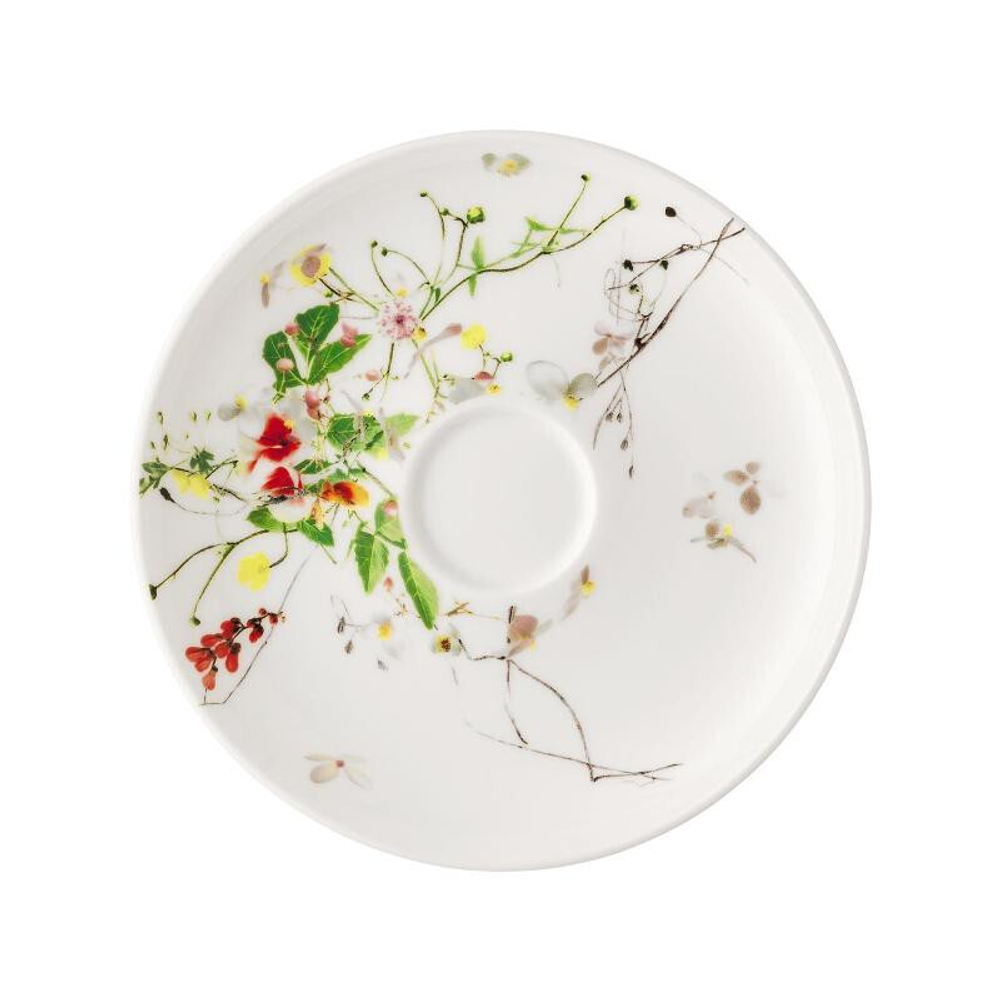 Rosenthal Brillance Fleurs Sauvages Блюдце Coup к чашкам для кофе / для чая / капучино и для кружек 14 см