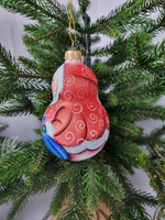 Игрушка стеклянная Дед мороз