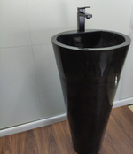 Раковина напольная из мрамора Black MN-61363 (45*45*90)