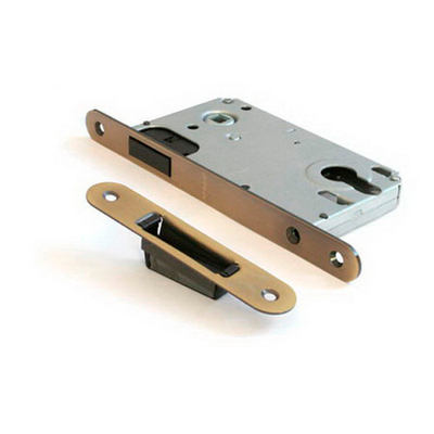 Замок с магнитной защелкой Апекс 5300-М-AB п/цилиндр бронза