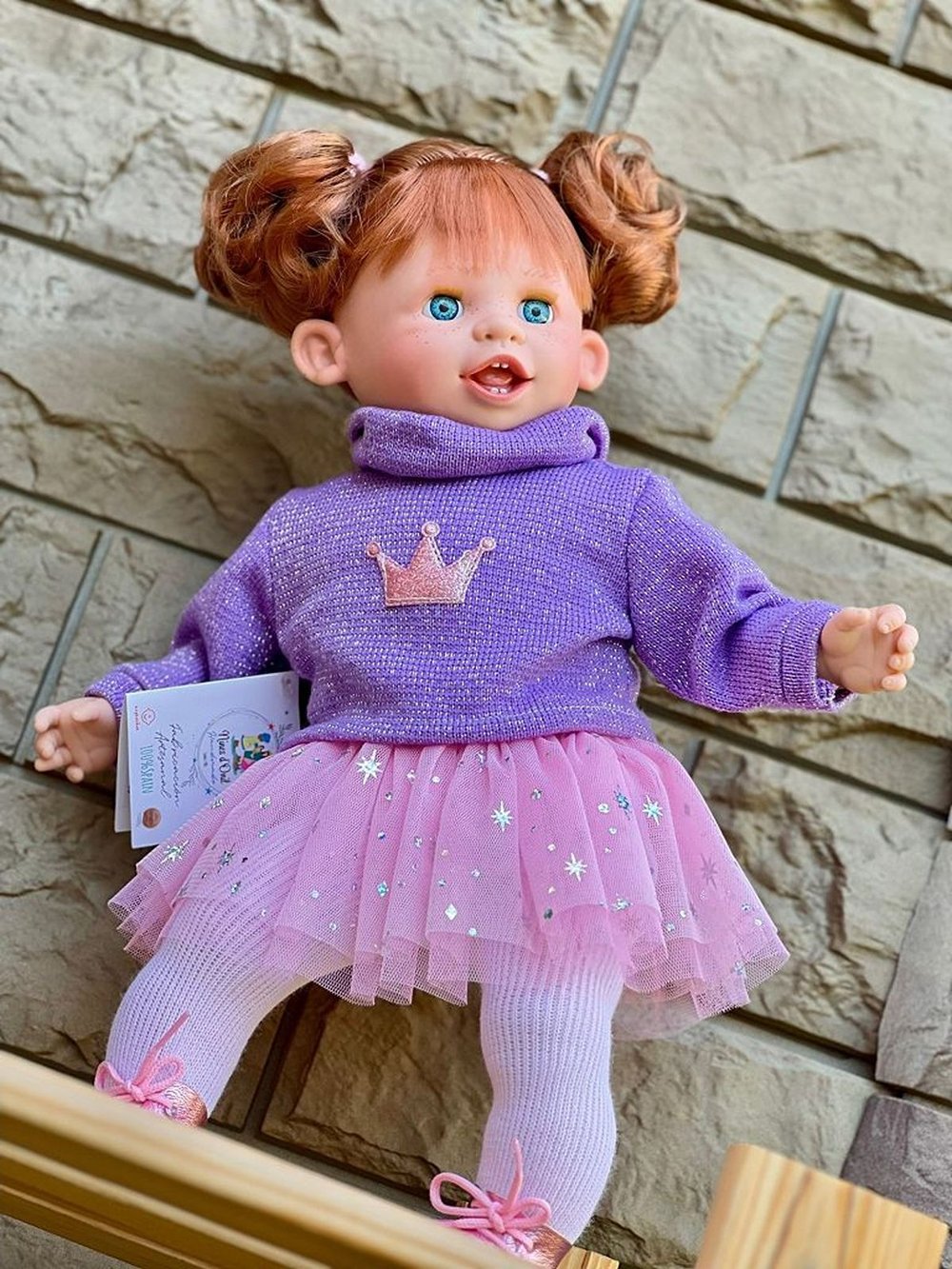 Кукла Nines 45см CUCA мягконабивная в пакете (6910K1)