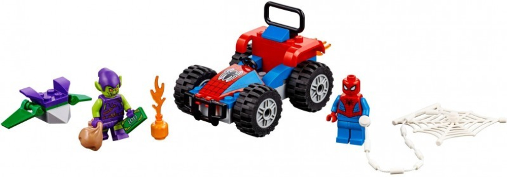 LEGO Super Heroes: Человек-паук: Автомобильная погоня Человека-паука 76133 — Spider-Man Car Chase — Лего Супергерои Марвел
