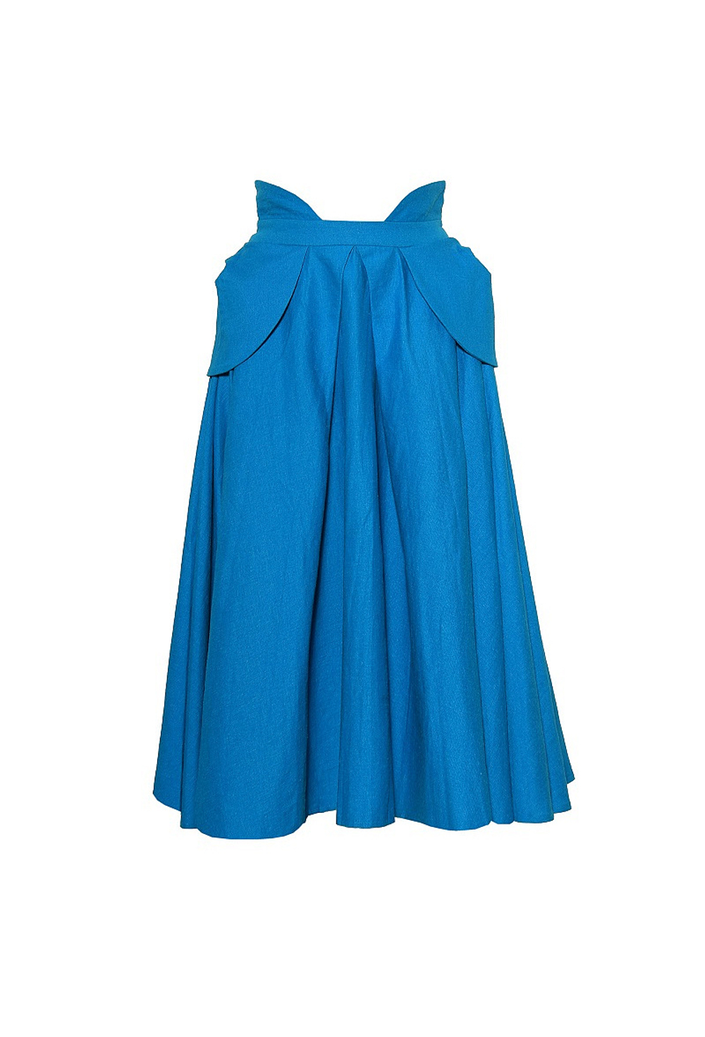 Юбка-солнце голубая 26-14SS