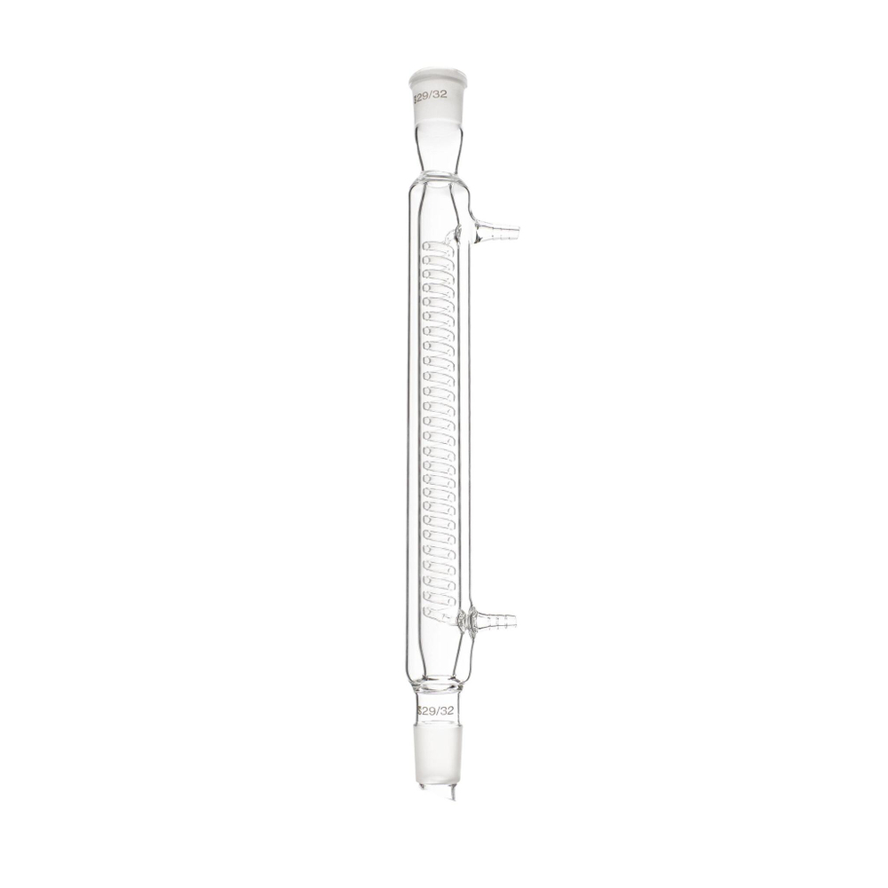 Холодильник спиральный с внутренне-наружным охлаждением, 300 мм, шлиф 29/32