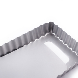 Форма для выпечки со съемным дном Patisse Silver 35х11х2.5 см