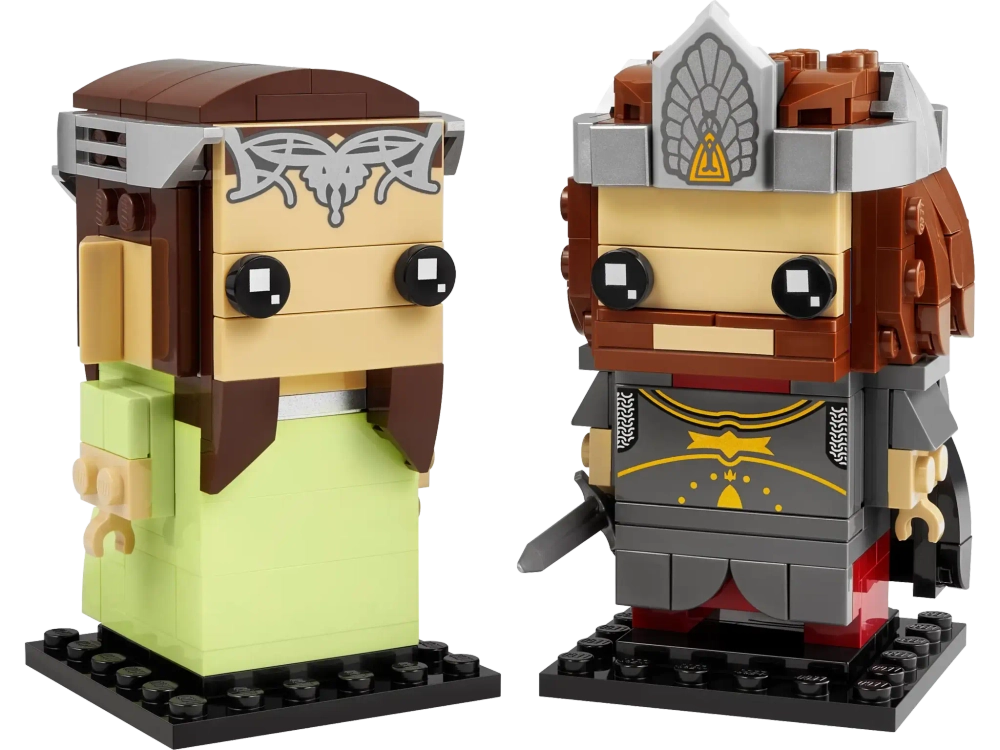 Конструктор LEGO BrickHeadz 40632 Властелин колец: Арагорн и Арвен