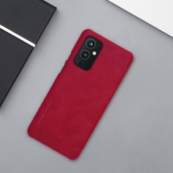 Кожаный чехол-книжка Nillkin Leather Qin для OnePlus 9 China версия