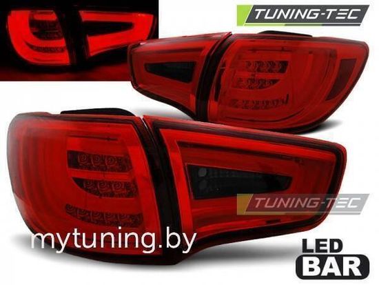 Задние фонари red smoke led bar для Kia Sportage 3(III)