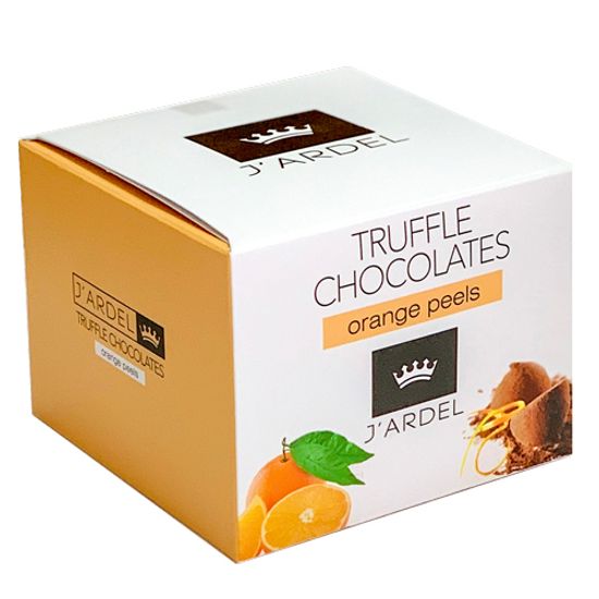 Французские трюфели "J’Ardel" с апельсиновыми цукатами, 100 гр