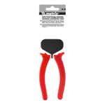 Длинногубцы изогнутые Econom, 200 мм, шлифованные, пластмассовые рукоятки Matrix