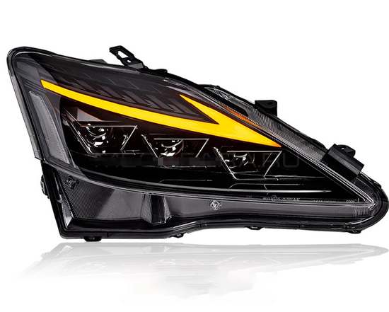 Передние фары Лексус is 250 is 350 2006-2012 V3 type [Комплект Л+П; FULL LED; динамичный поворотник; электрокорректор]