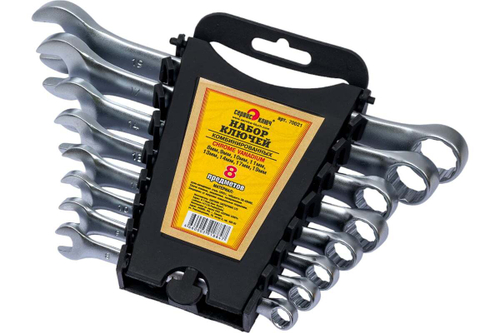 Набор ключей СЕРВИС КЛЮЧ 8 предметов 8.9.10.11.13.14.17.19 70021