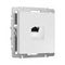Розетка Ethernet RJ-45 cat. 6A экранированная (белый матовый) W5120001/ a069684