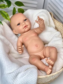 Кукла Marina and Pau 45cм Recien Nacido, виниловая в пакете (M1655K)