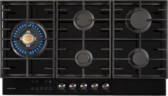 Газовая варочная панель HIBERG VM 9155 B
