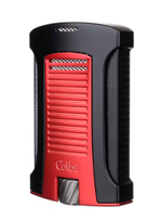 Зажигалка сигарная Colibri Daytona, черно-красная