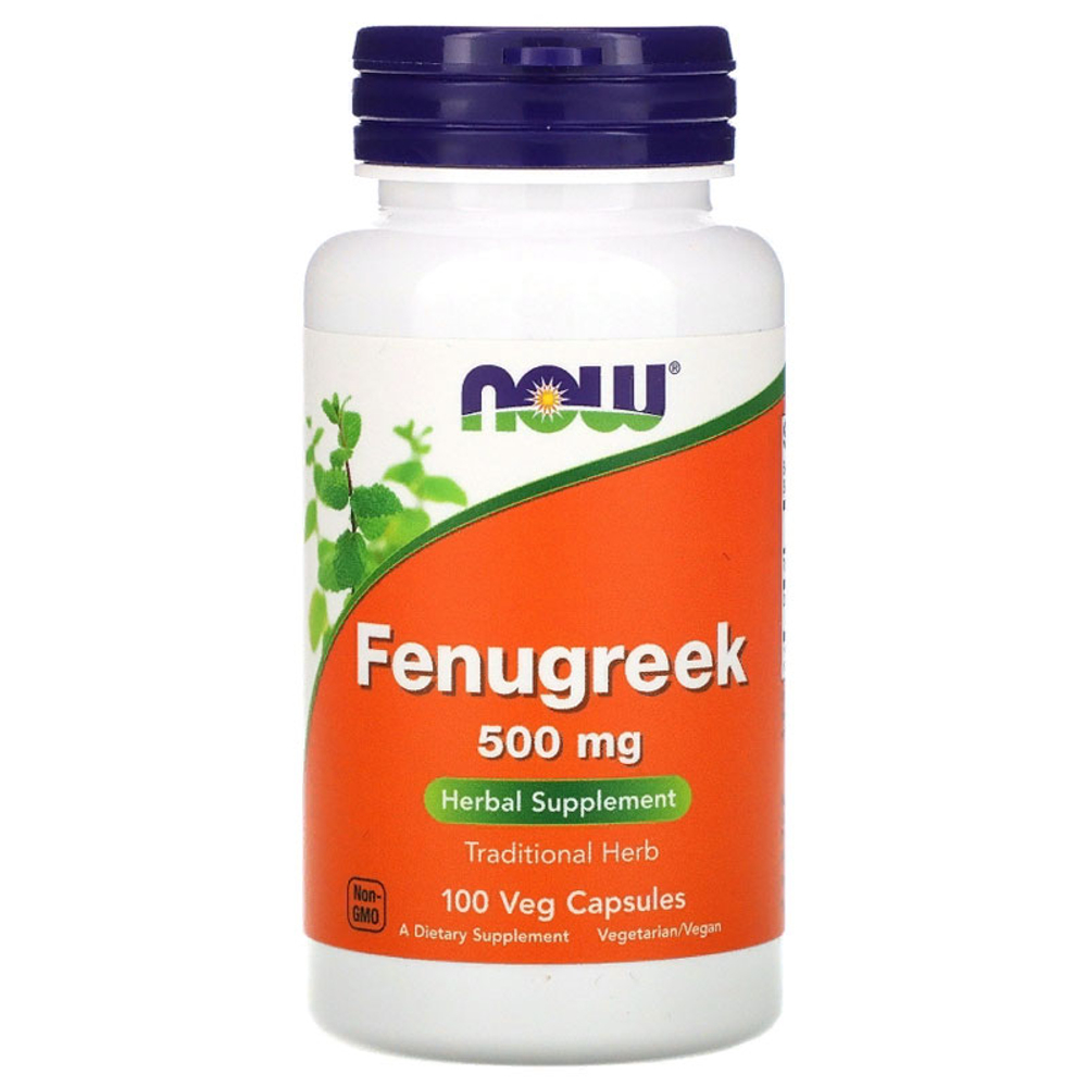 NOW Fenugreek 500 мг. (100 капс.)