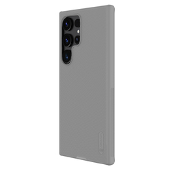 Усиленный двухкомпонентный чехол серого цвета (Titanium Gray) от Nillkin для Samsung Galaxy S24 Ultra, серия Super Frosted Shield Pro