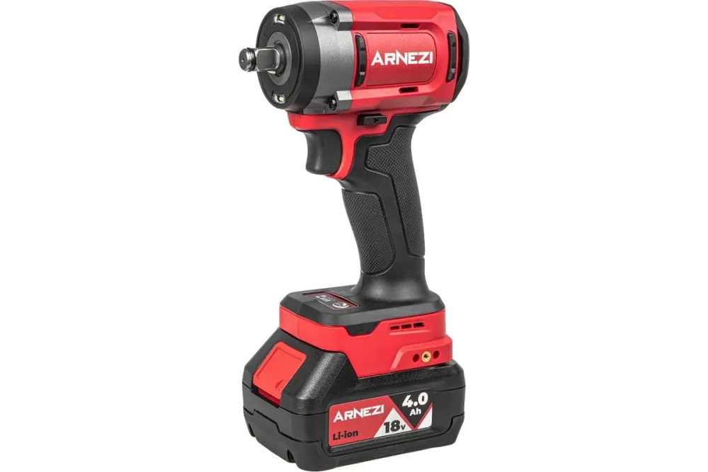 Гайковерт ударный аккумуляторный бесщеточный 1/2" 680Nm 18V 4.0Ah R9000004 ARNEZI R9000004