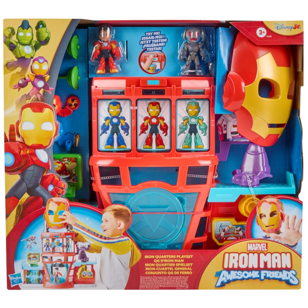 Hasbro Iron Man i super ekipa - БАЗА СУПЕРГЕРОЕВ Iron Quarters Свет и звук G1259