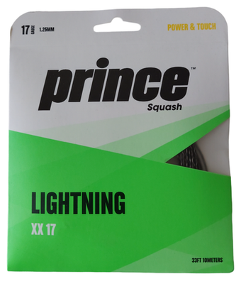 Squash strings Prince Lightning XX (10m) - black