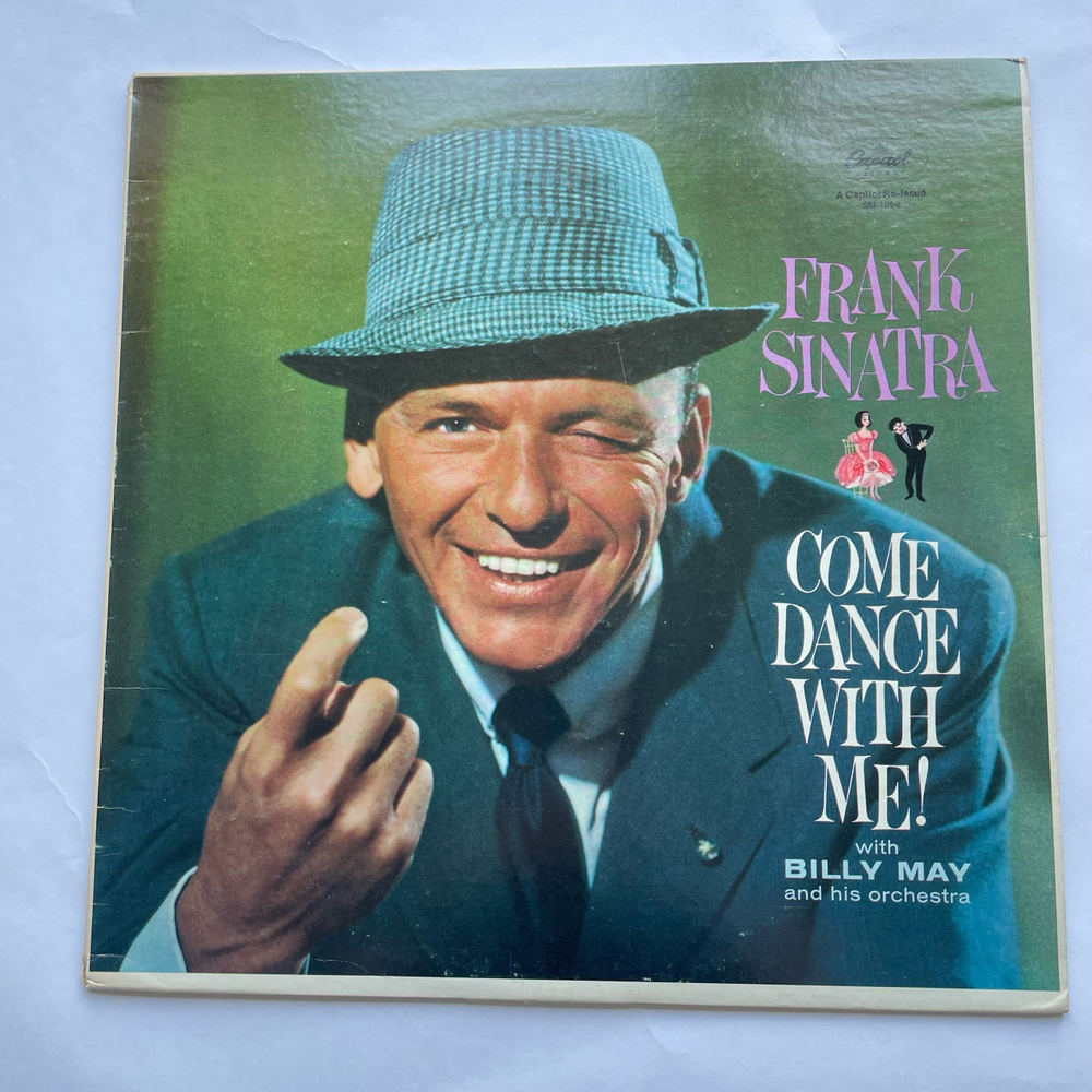 Винтажная виниловая пластинка LP Frank Sinatra With Billy May And His Orchestra Come Dance With Me (США 1975)