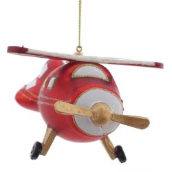 GAEM Украшение новогоднее "Самолет", L12 W8 H5,5 см
