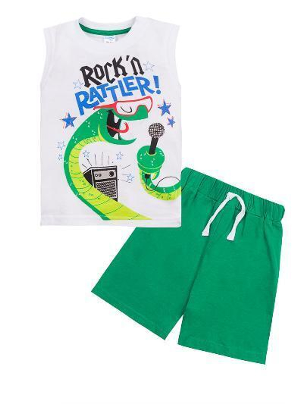 Комплекты для мальчиков Rock partner SM505 р.86 Белый/зеленый