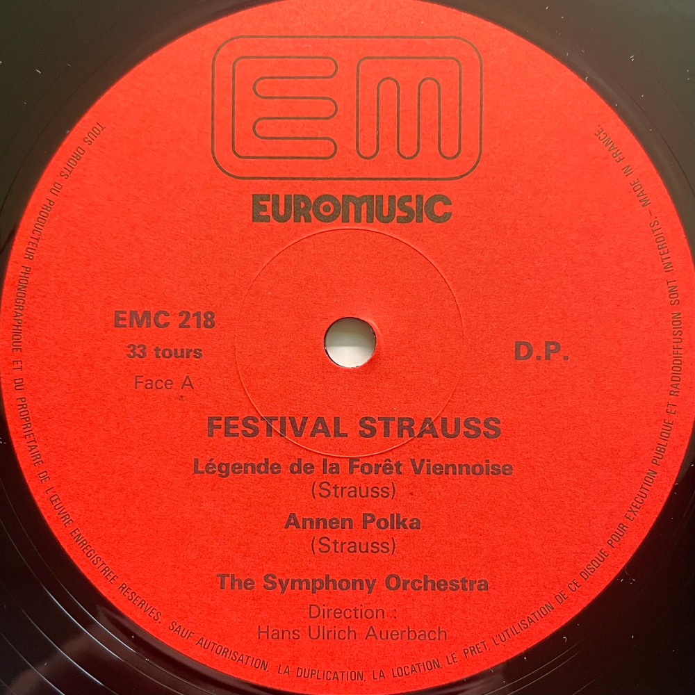 Festival Strauss - Johann Strauss Jr., Hans Ulrich Auerbach ‎(Франция)