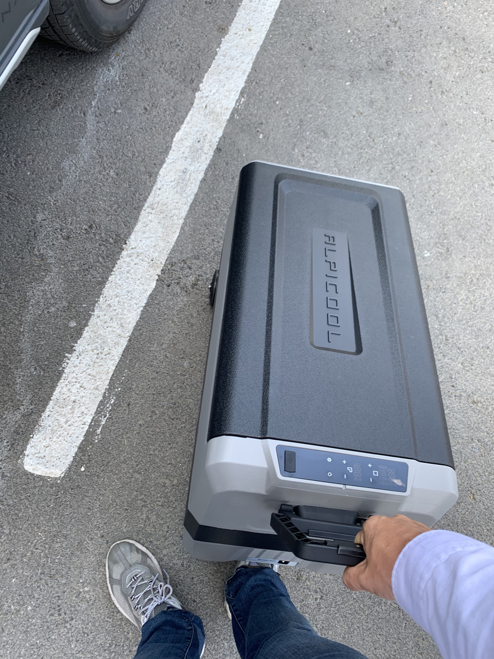 Автохолодильник компрессорный Alpicool T36 36 л, двухкамерный -20/+10°C, 12/24/220В