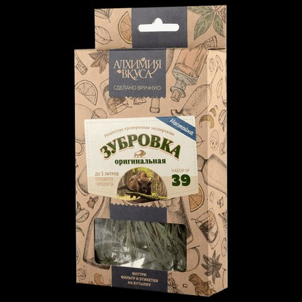 Набор Алхимия вкуса №39 для приготовления настойки Зубровка оригинальная 24г