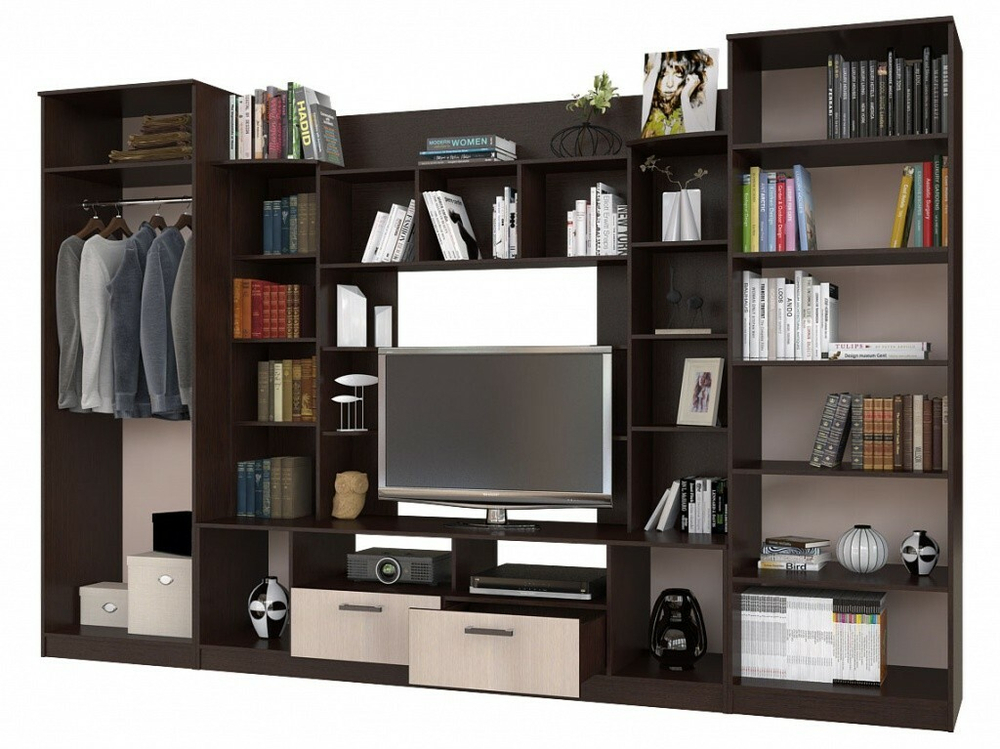 Стенка в гостиную Венеция, венге