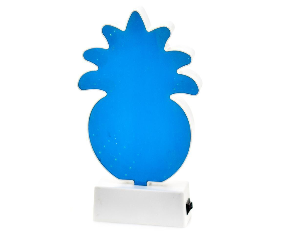 Ночник бесконечность Ананас бат. 20см коробка