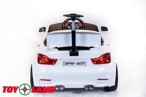 Детский электромобиль Toyland BMW 3 белый фото №4