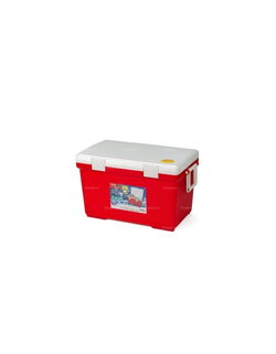 Термобокс IRIS Cooler Box CL-45, 45 литров, красный/белый