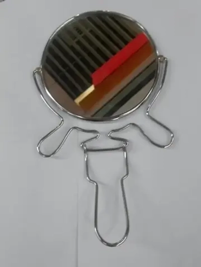 Зеркало настольное в металлической оправе «Модерн» круг, одностороннее d19см