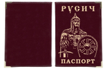 Обложка на паспорт для мужчин "Русич"