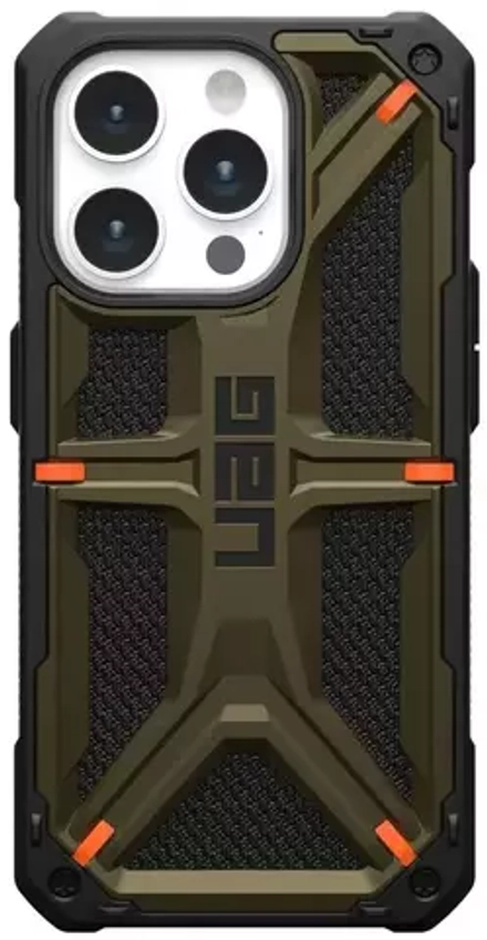 Чехол Uag Monarch Kevlar Element Green (Зелёный кевлар)