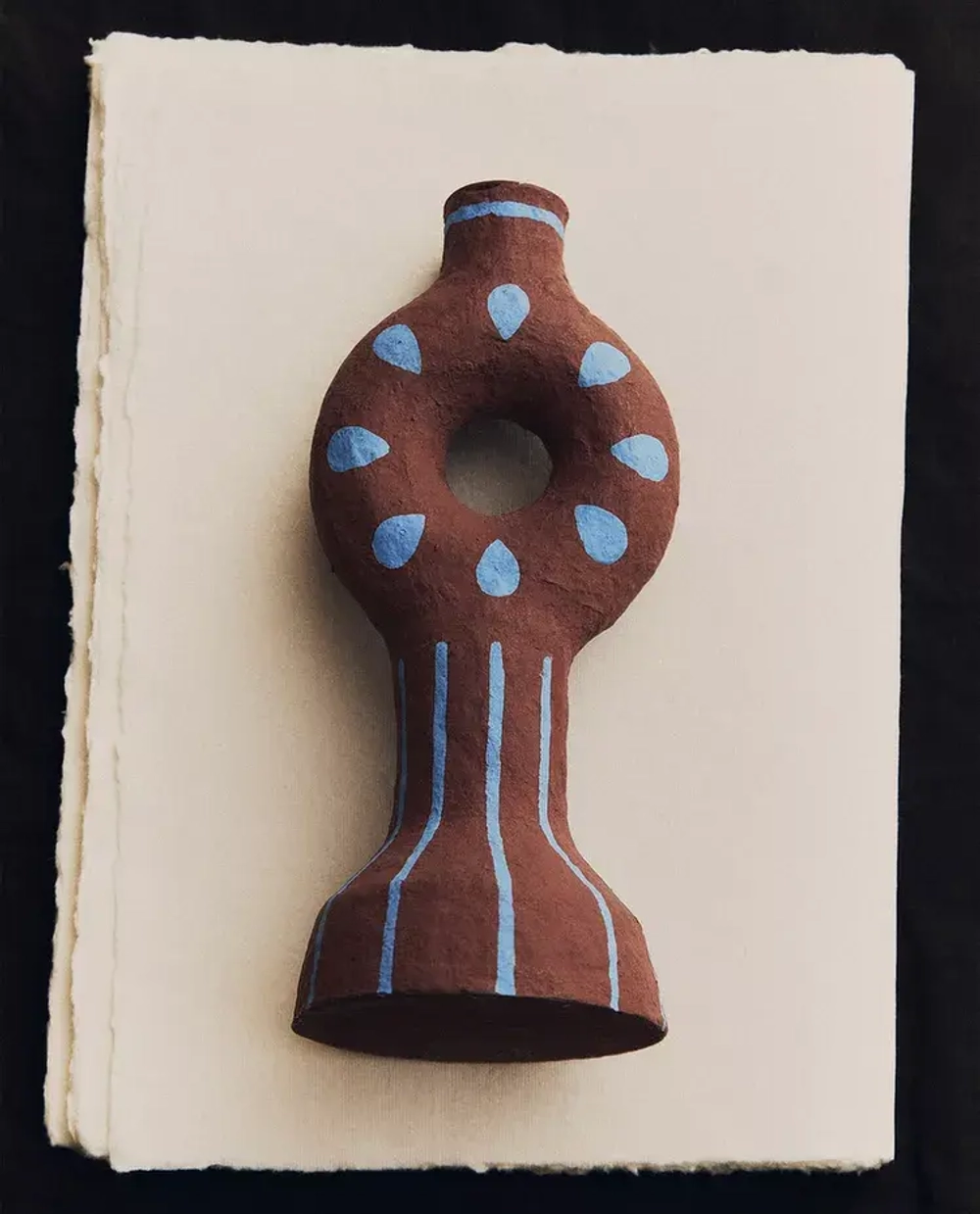 ZARA HOME ПОДСВЕЧНИК ИЗ ПАПЬЕ-МАШЕ, РАЗНОЦВЕТНЫЙ