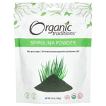 Organic Traditions, Спирулина в порошке, 150 г (5,3 унции)