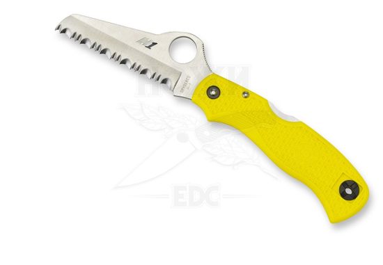 Складной нож Spyderco Saver Salt C118SYL c клинком из стали H1, рукоять FRN