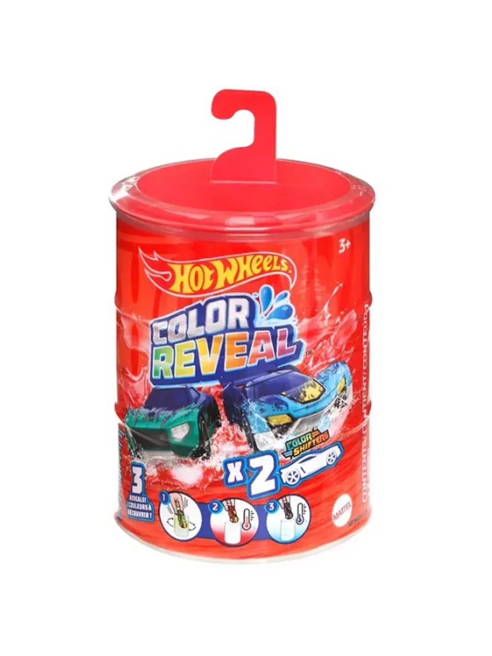 Машинки Хот Вилс Color Reveal 2 шт GYP13 меняют цвет