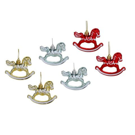 Набор подвесных украшений 2шт, 8см "Лошадки" Символ года