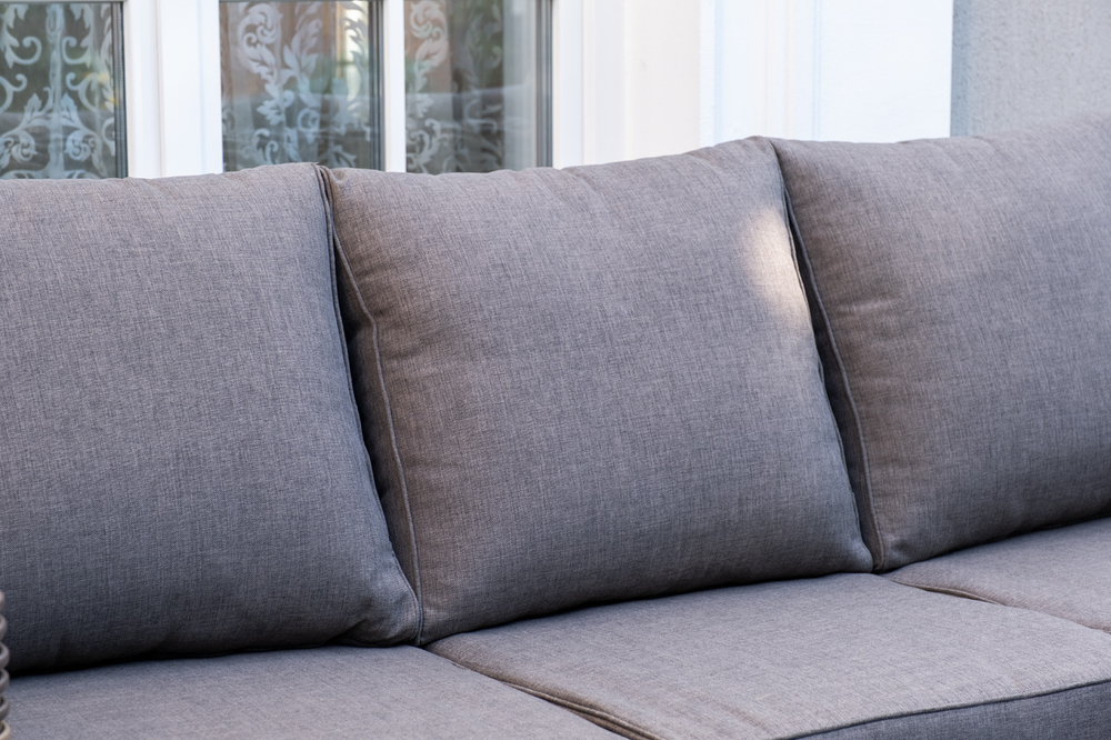 "Палермо" лаунж-зона из искусственного ротанга, цвет соломенный