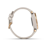 Часы Garmin Lily безель цвета розовое золото, песочный корпус и силиконовый ремешок, 010-02384-11