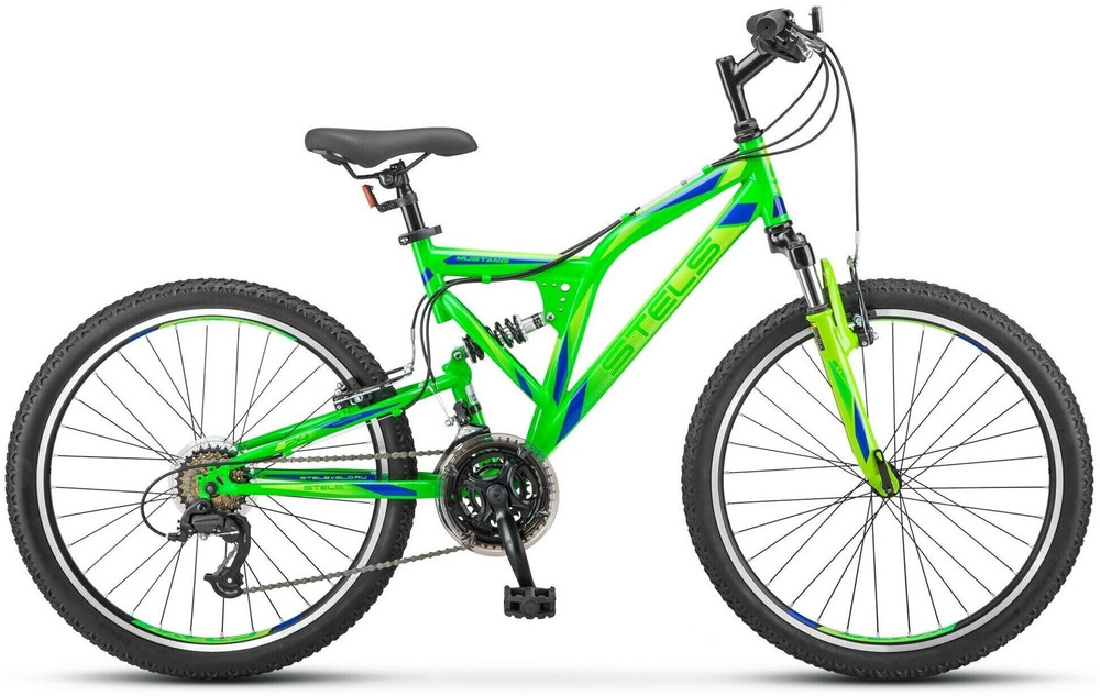 Велосипед 24" Stels Mustang  V  V020 Неоновый/Зеленый