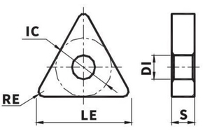 TNMG160408-AS VK4215 Пластина твердосплавная